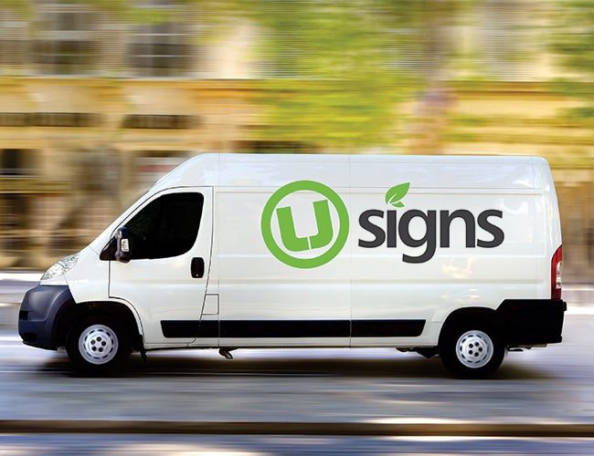 LJ Signs Solutions Delivery Van